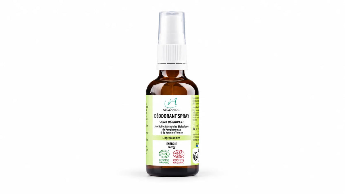 Déodorant spray bio aux huiles essentielles de pamplemousse et litsée - 50 ml