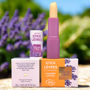 Stick lèvres à la lavande fine, karité et 5 huiles végétales (amande douce, olive, coco, abricot, jojoba)
