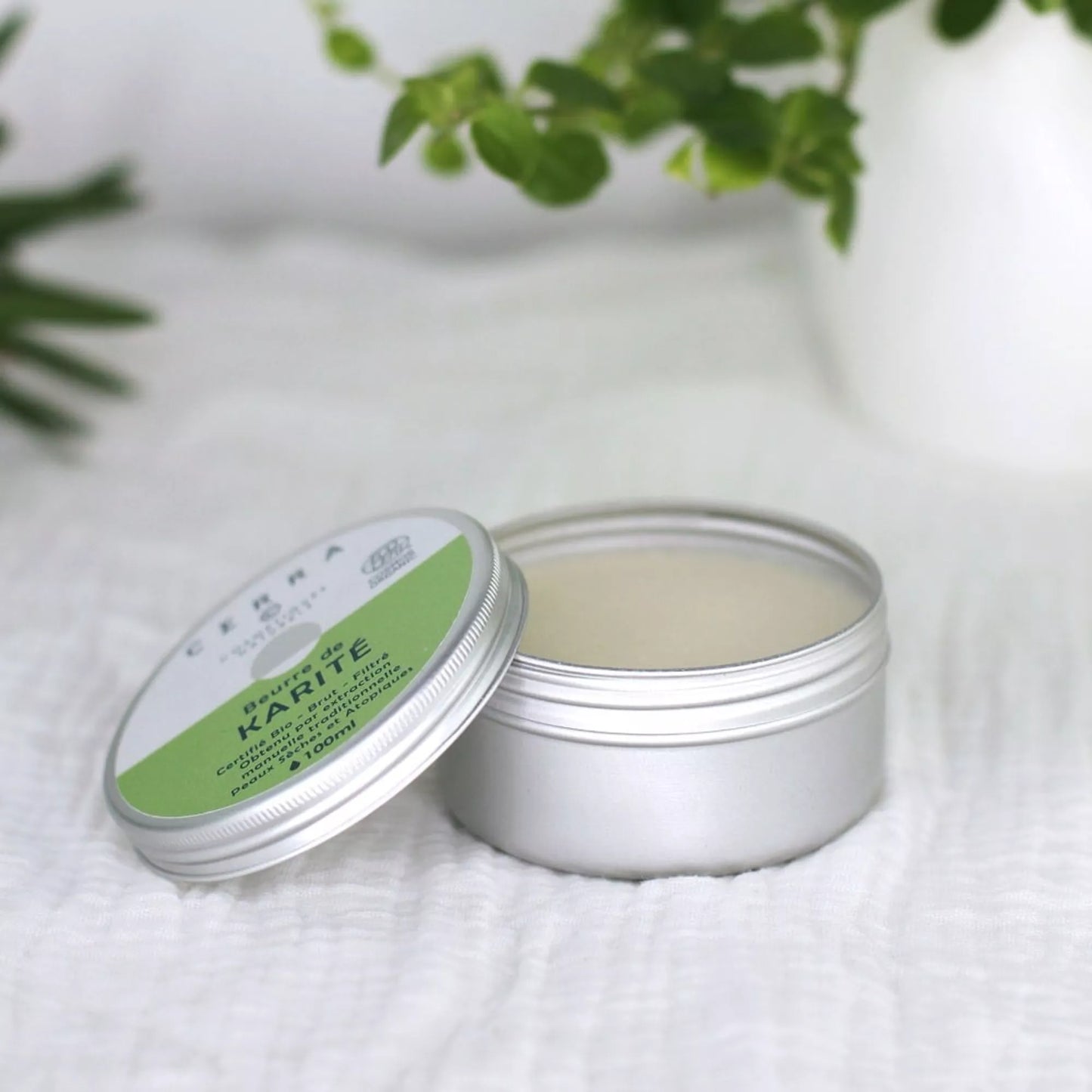 Beurre de karité certifié Bio - Brut - Filtré - Equitable - Peaux sèches et atopiques - 100ml