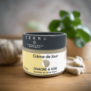 Crème visage de jour Onagre, Jojoba, Rose Musquée, Karité et Soie - 50ml - Provenseo