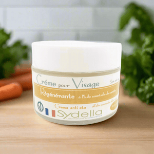 Crème visage régénérante à l'huile essentielle de carotte, huile végétale d'abricot et huile d'olive - 45 ml - Provenseo