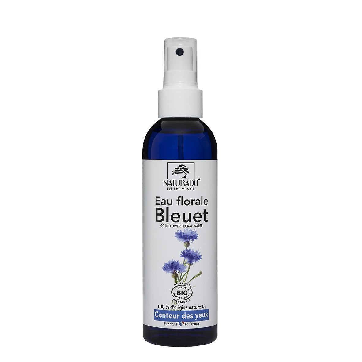 Eau Florale de Bleuet Bio pour contour des yeux - Anti cernes - Démaquillant - 200ml