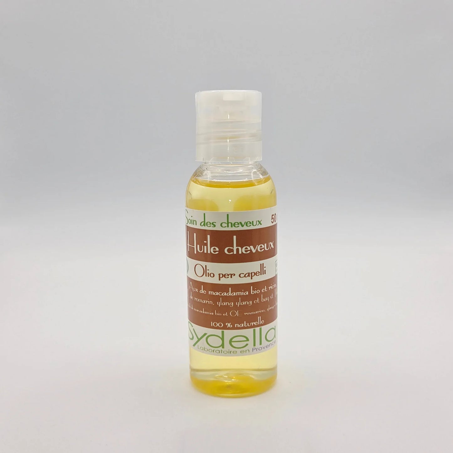 Huile végétale de Ricin et Macadamia - Fortifiant pour tous types de cheveux (fins, crépus...) - 50ml