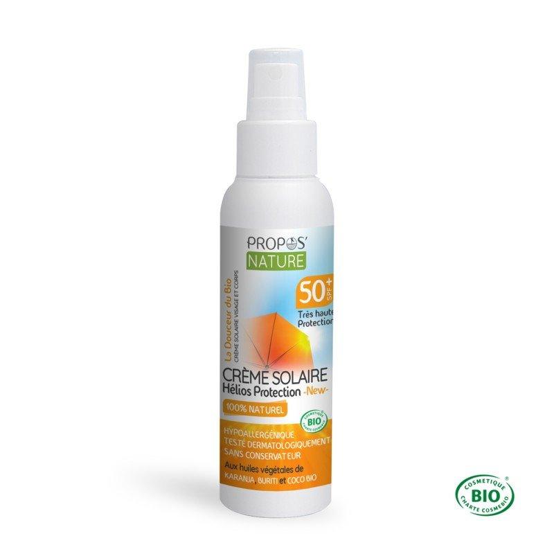 Huile végétale de Karanja, Buriti et Coco - Crème solaire Indice SPF 50+ - Très haute protection - 75 ml - Provenseo