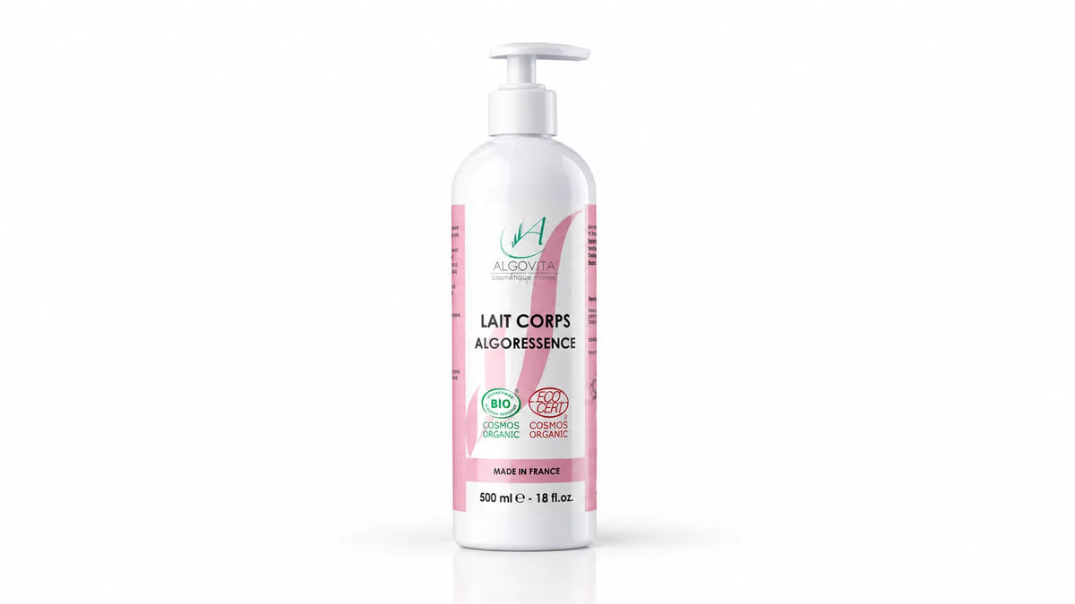 Lait corps bio à l'aloe vera, karité, argan et rose musquée - 500 ml