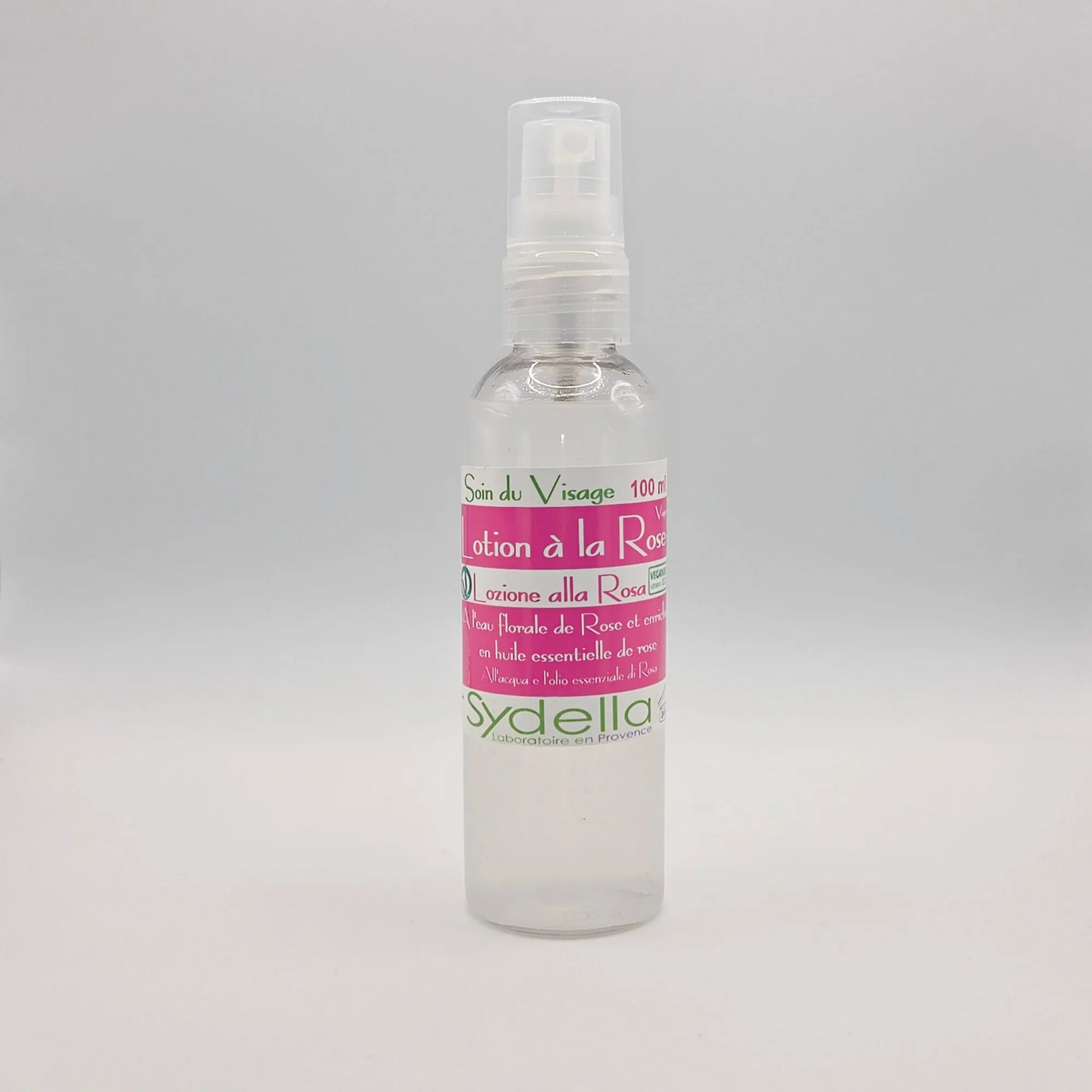 Eau florale de Rose de Damas - Huiles Essentielles de Rose de Damas et Palmarosa - Lotion Tonique - 100ml