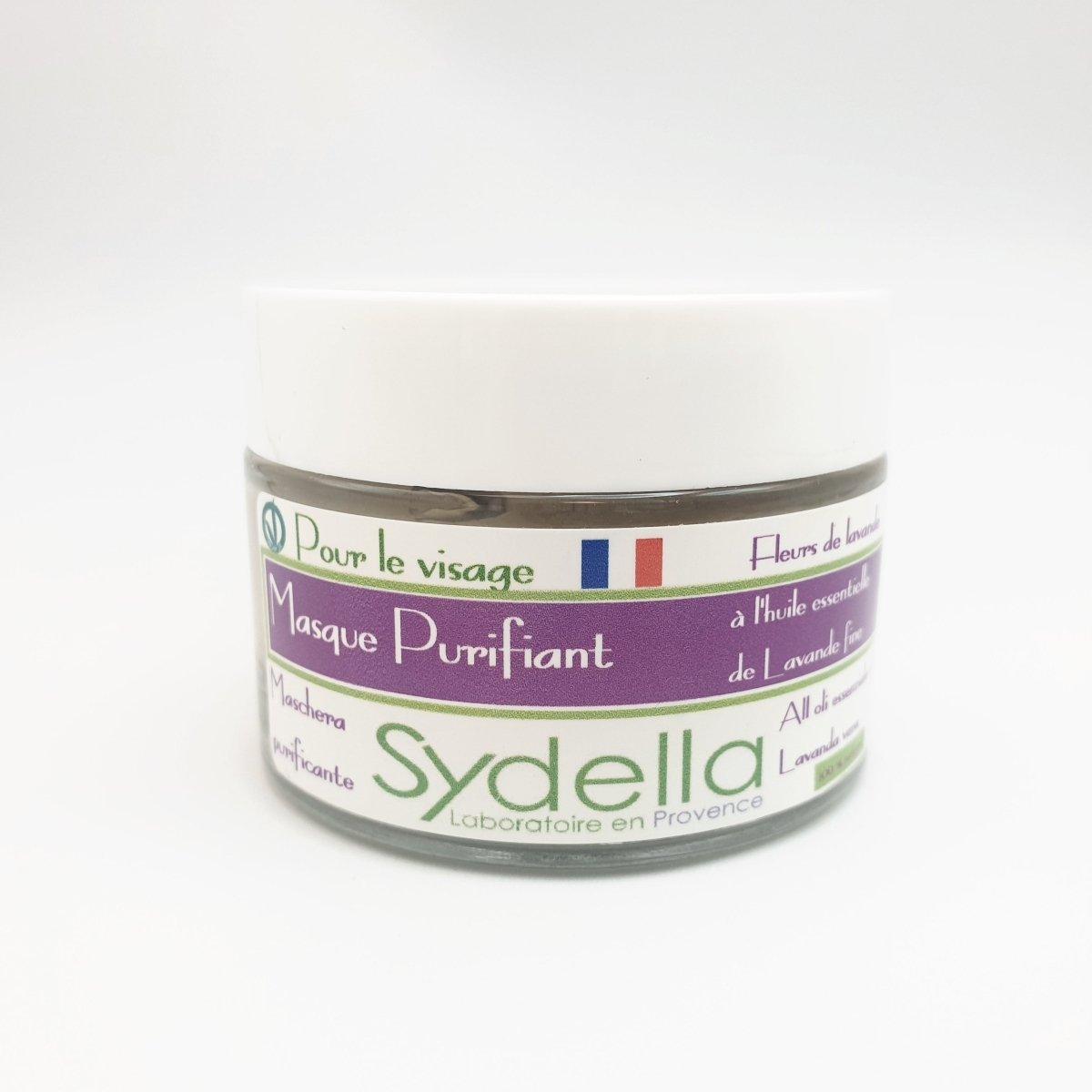 Masque purifiant à l'argile verte et aux huiles essentielles de lavande et palmarosa - 50ml - Provenseo