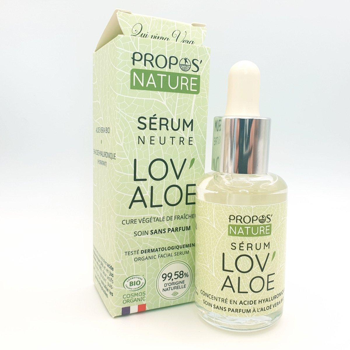 Sérum contour des yeux à l'acide hyaluronique anti - âge et aloé véra - Bio - 30ml - Provenseo