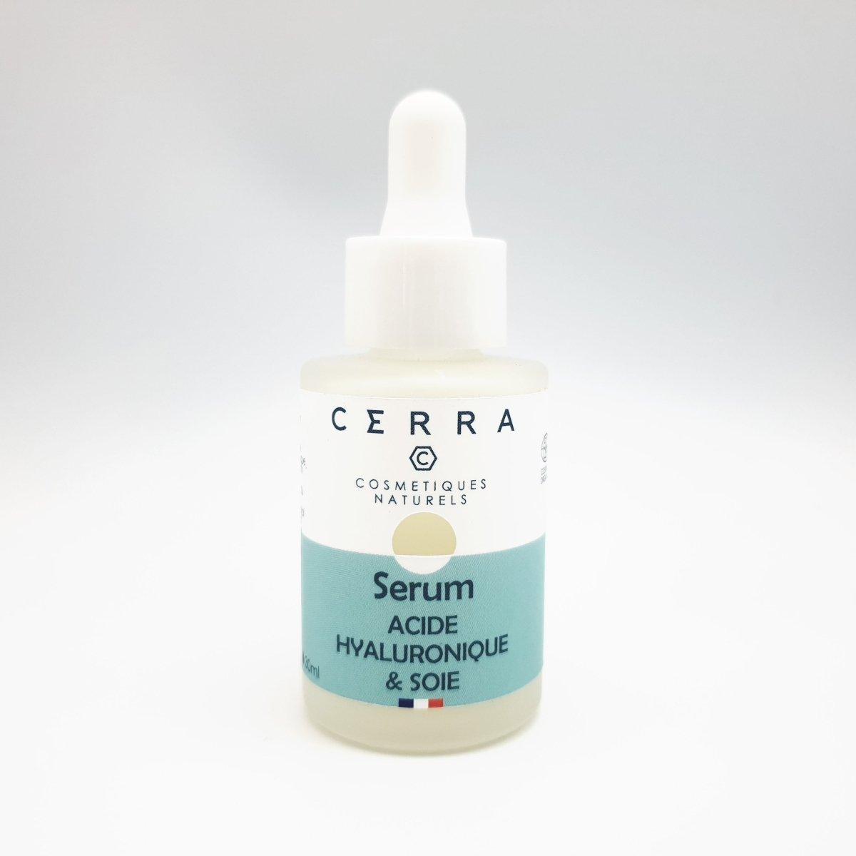 Sérum contour des yeux à l'acide hyaluronique, hydrolat de feuille d'olivier de Provence et soie - 30ml - Provenseo