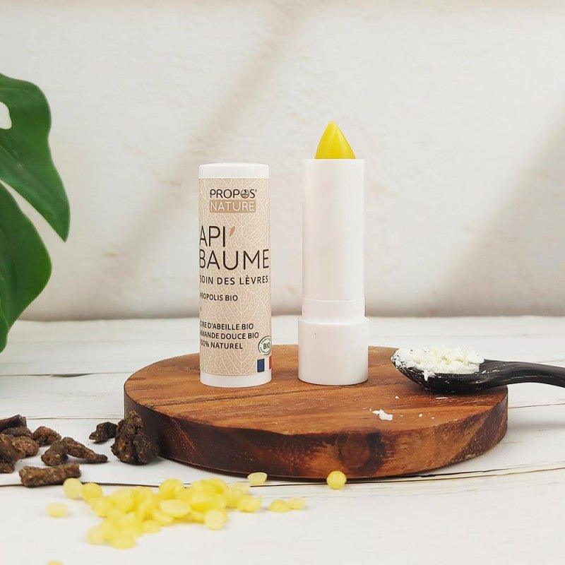 Stick lèvres à la propolis, amande douce et karité bio - 100% d'origine naturelle - Provenseo