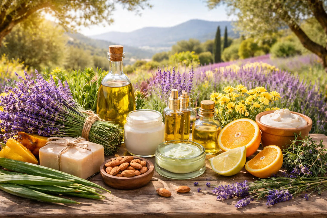 Les ingrédients emblématiques de la cosmétique provençale