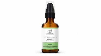 Huile d'avocat bio 100% pure - peau sèche et cheveux - 50 ml
