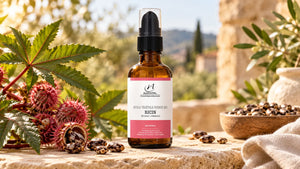 Huile de ricin bio 100% pure - cheveux, cils, sourcils et ongles - 50 ml