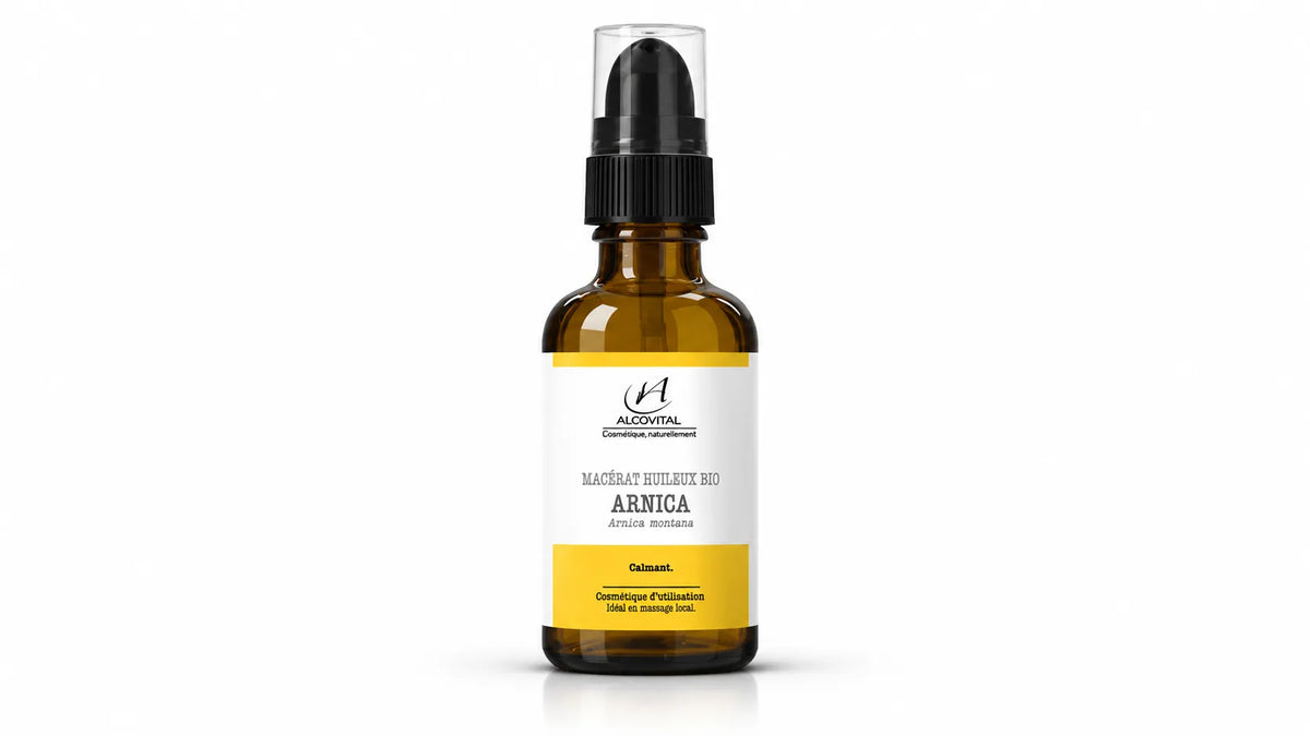 Macérât huileux d'arnica bio - huile de massage corps - 50 ml