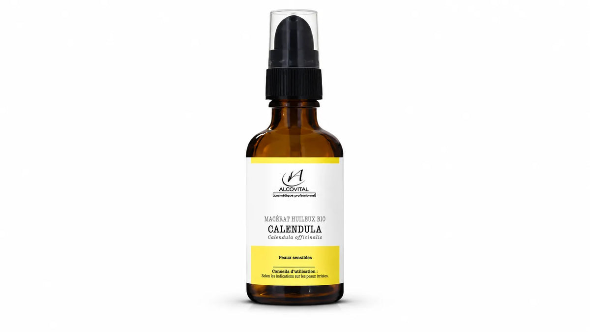 Macérât huileux de calendula bio - peau sensible - 50 ml