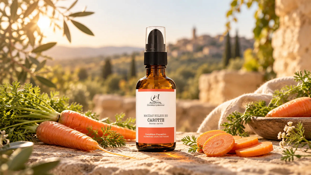 Macérât huileux de carotte bio - éclat du teint - 50 ml