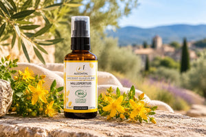 Macérât huileux de millepertuis bio - soin corporel pour peau sèche ou massage détente - 50 ml