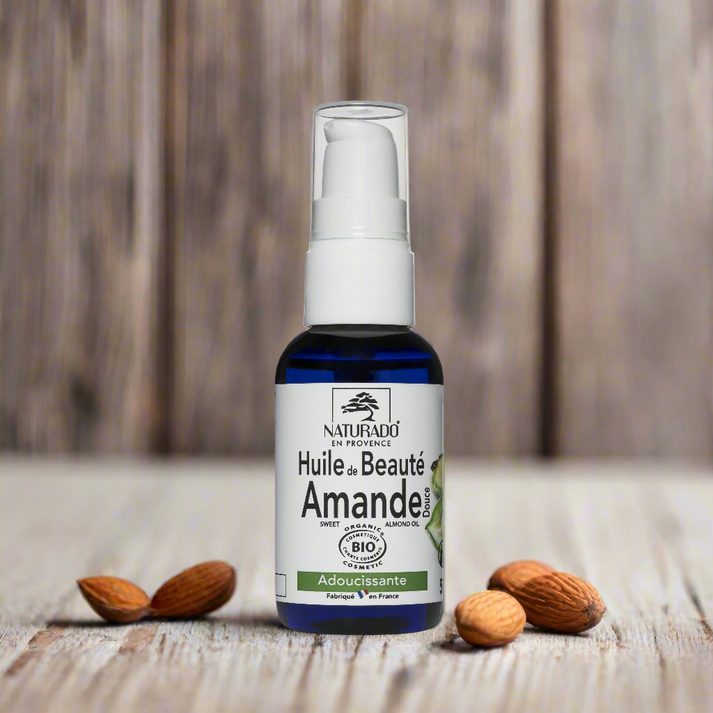 Huile d'amande douce de Provence bio - adoucissante et nourrissante - 50 ml