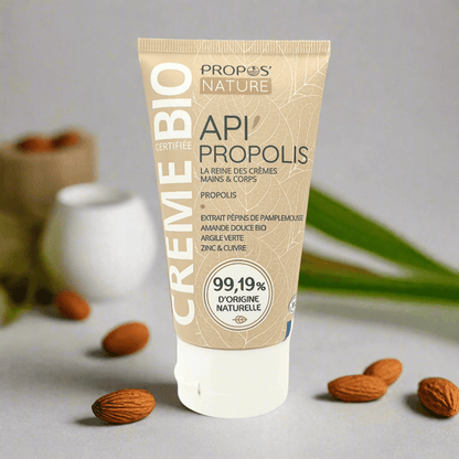 Crème propolis, hydrolat de lavande et huile d'amande douce - mains et corps - 100 ml - Provenseo