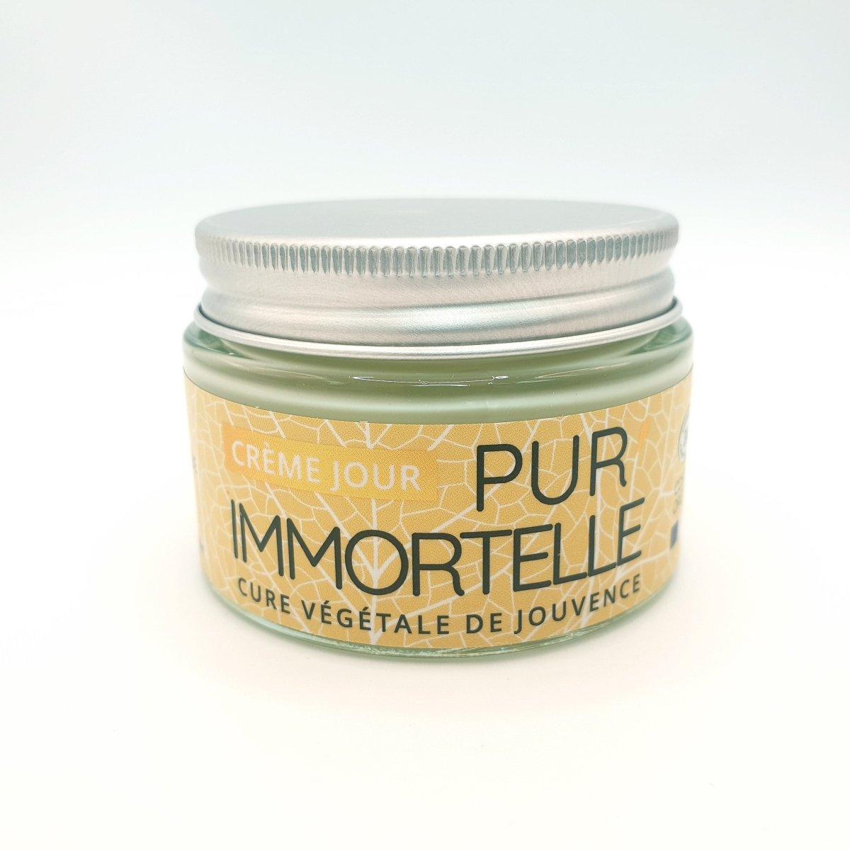 Crème visage de jour à l'huile essentielle d’Immortelle Bio et Acide hyaluronique - 50ml - Provenseo