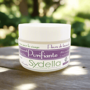 Crème visage purifiante à la lavande, huile d'amande d'abricot et huile d'olive - non grasse - 50 ml - Provenseo