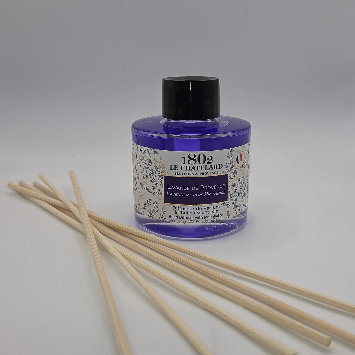 Diffuseur de parfum d'intérieur Lavande de Provence (Lavande & Lavandin / Lavande & Cardamome / Vetiver & Verveine) - 100 ml