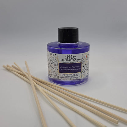 Diffuseur de parfum d'intérieur Lavande de Provence (Lavande & Lavandin / Lavande & Cardamome / Vetiver & Verveine) - 100 ml