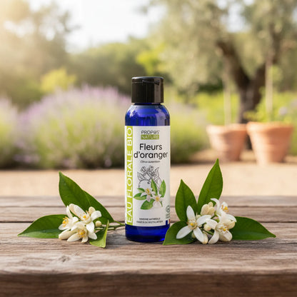Eau florale de Fleur d'Oranger bio - Hydrolat spécial peaux sensibles, sèches ou matures - 100ml