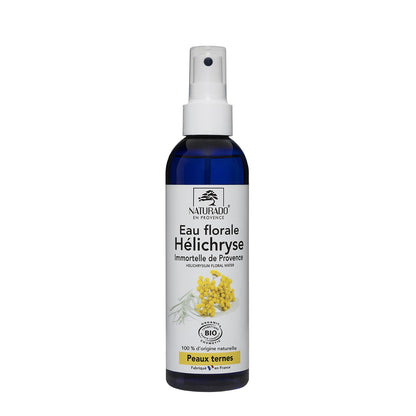 Eau florale d'Hélichryse - Immortelle de Provence Bio - Tonifiante et antioxydante - 200 ml