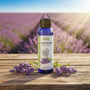 Eau florale de lavande bio - Apaise, purifie, tonifie - Hydrolat idéal peaux sensibles ou grasses - 100ml