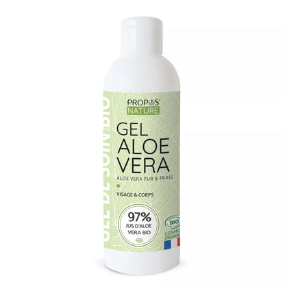 Gel Aloe Vera Hydratant - Régénère, Apaise et Protège la peau - Corps, Visage, Cheveux - Bio - 200ml