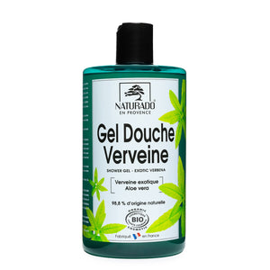 Gel douche bio à la verveine et aloe vera - Grand format familial 750 ml
