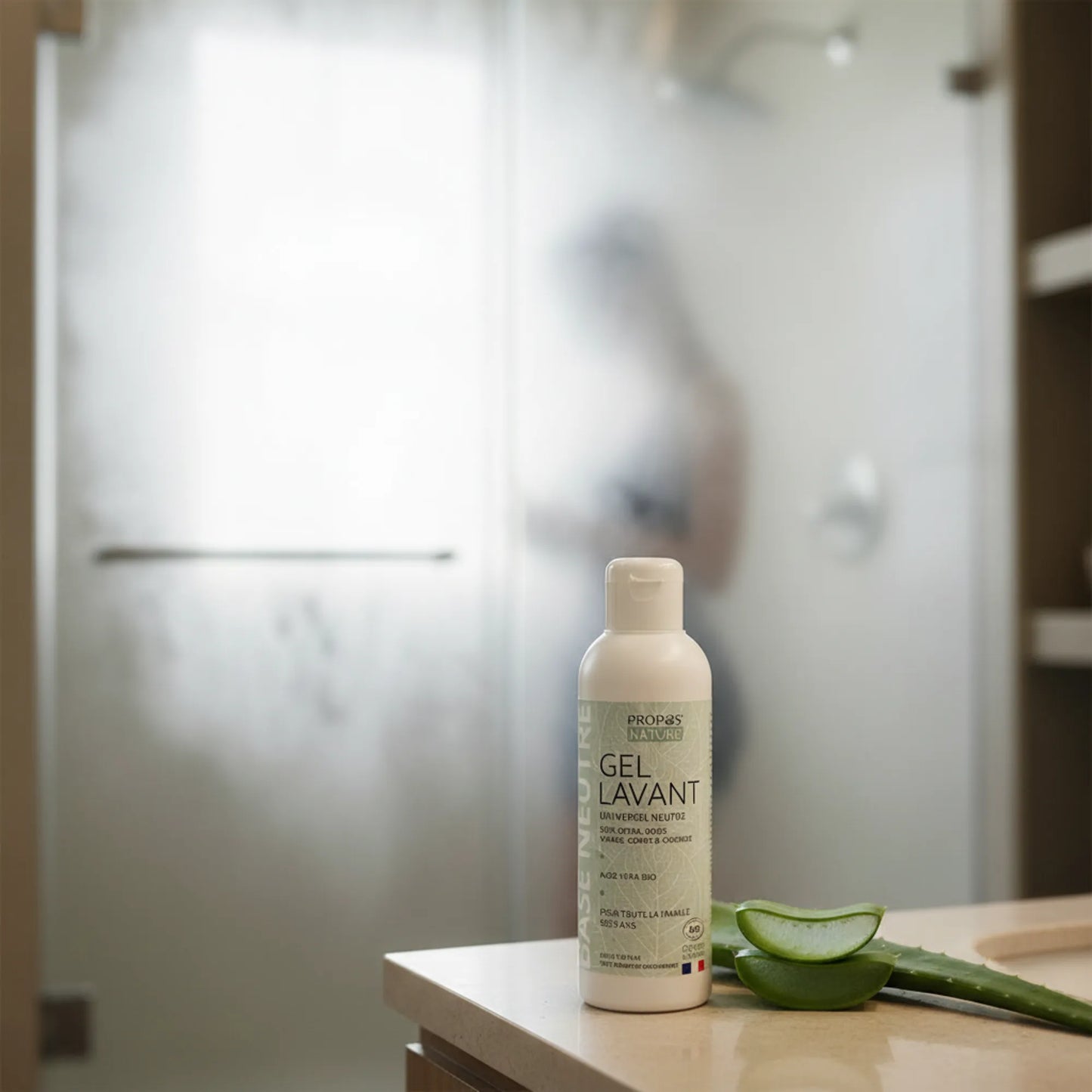 Gel lavant neutre à l'Aloe Vera Bio - Visage, Corps et Cheveux - Pour toute la famille dès 3 ans - 200 ml