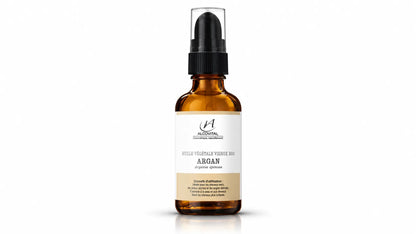 Huile d'argan bio 100% pure - visage, corps et cheveux - 50 ml