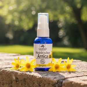 Huile de massage Arnica bio - Apaise chocs, bleus et courbatures - 50 ml
