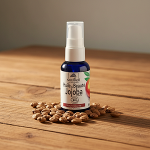 Huile végétale de Jojoba Bio 100% pure - Calmante, Assouplissante, Anti-Rides - Corps et Cheveux - Non comédogène - 50ml