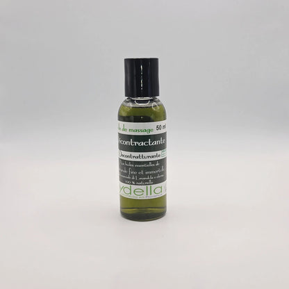 Huile de massage décontractante à l'huile de noyau d'abricot et 7 huiles essentielles - 50ml