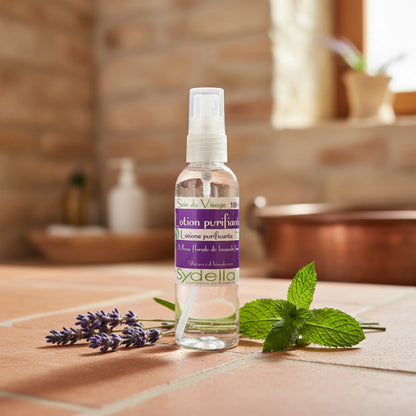 Eau florale de Lavande, Menthe et Sarriette - HE Petit Grain Bigarade - Purifiante et Hydratante - 100ml