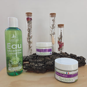 Rituel purifiant pour peau acnéique - crème visage purifiante, masque purifiant et eau micellaire