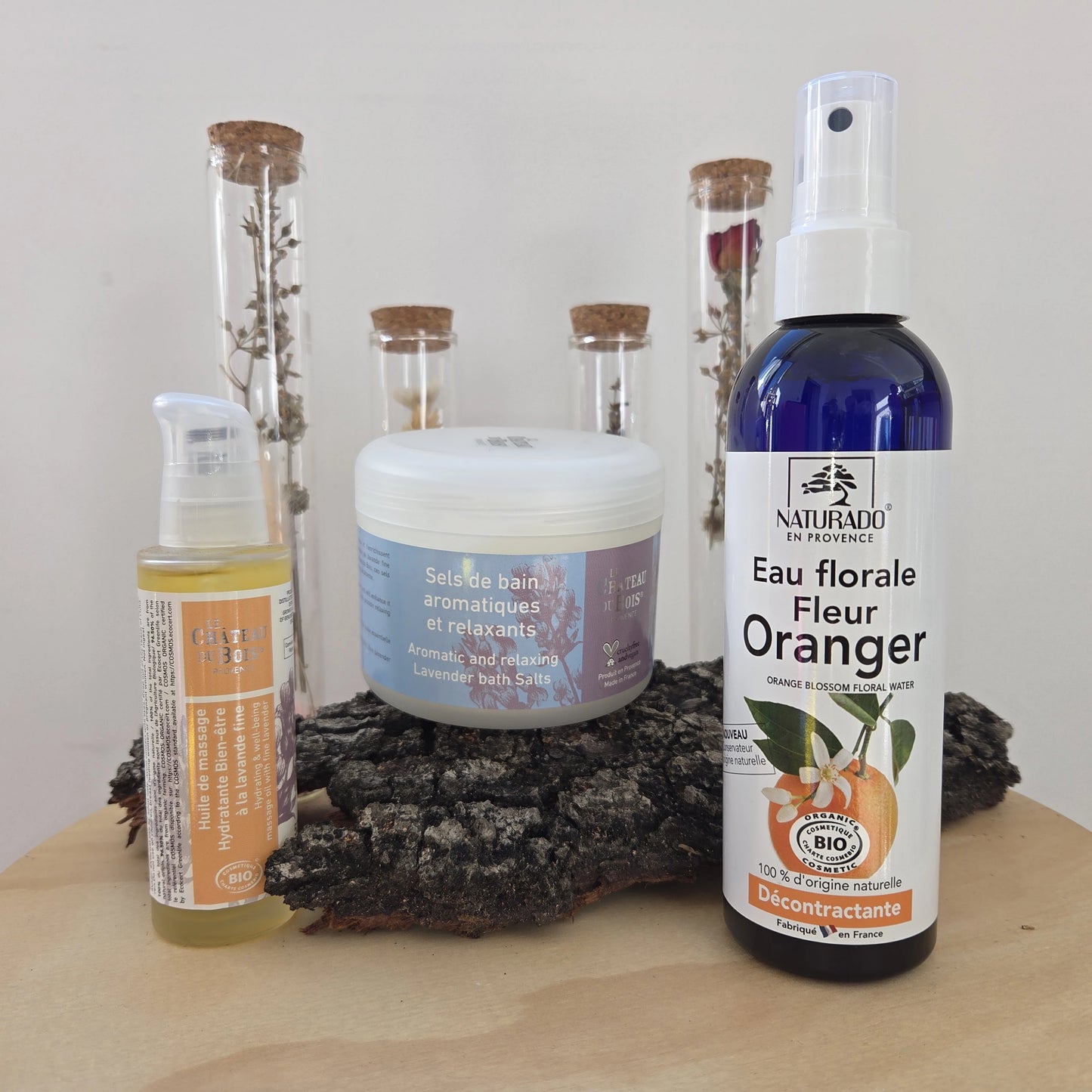Rituel de relaxation aromatique et sensoriel à la lavande et à la fleur d'oranger