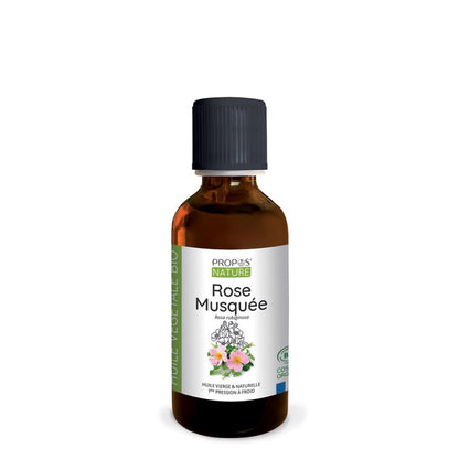 Huile végétale vierge et bio de Rose musquée - idéale pour lutter contre les taches sur la peau - 100ml
