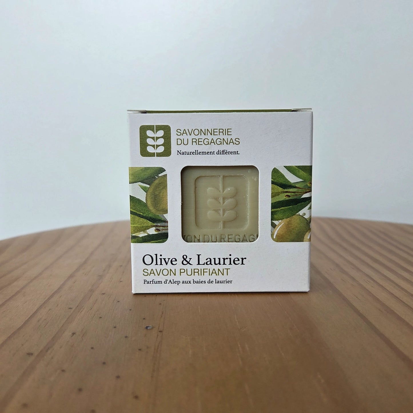 Savon purifiant olive et baies de laurier façon Alep - Tous types de peau - Bio - 100g
