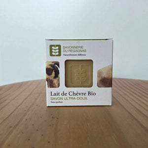 Savon ultra-doux au lait de chèvre - Spécial peaux sensibles - Bio - 100g