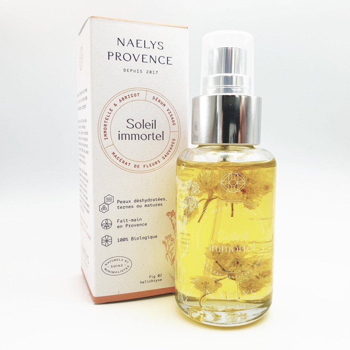 Sérum immortelle, huile d’abricot et d’amande douce - peaux sèches, peaux matures - 50 ml - Provenseo