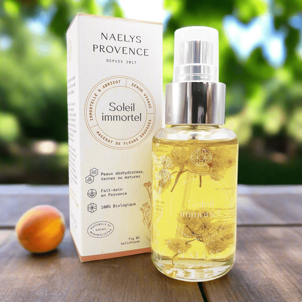 Sérum immortelle, huile d’abricot et d’amande douce - peaux sèches, peaux matures - 50 ml - Provenseo