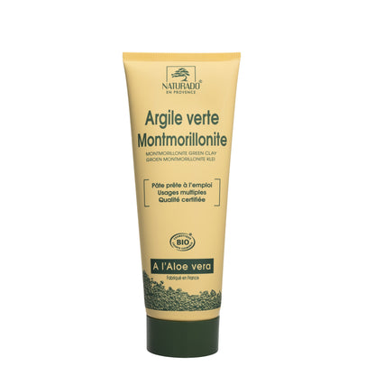 Tube d'argile verte montmorillonite - aide à purifier, détoxifier et revitaliser la peau - 300 g